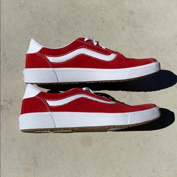 vans ultracush red